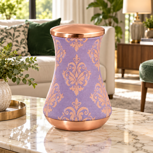 Carafe/Pichet à eau en cuivre de haute qualité avec couvercle en cuivre pour la maison, l'hôtel, la restauration, les cadeaux, la vaisselle de table - Product Image 4
