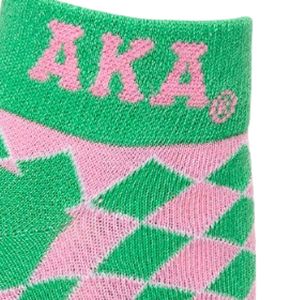 Green Pink Argyle Pattern Crew <b>Socks</b> Cotton Blend Fashion <b>Socks</b> Casual Ankle <b>Socks</b> Soft Comfortable Footwear For <b>Women</b> Daily - Product Image 4