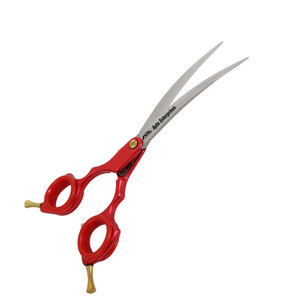 Roze 6.5 Inch Asian Curved <b>Dog</b> Grooming <b>Scissors</b> Premium Pet Hair Cutting Shears for <b>Dogs</b> and Cats with Ergonomic Handle - Product Image 5