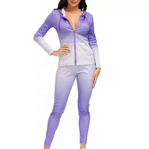 Nouveau survêtement élégant à Logo personnalisé, hauts courts à capuche et survêtement de Jogging, ensemble 2 pièces pour femmes - Product Image 6