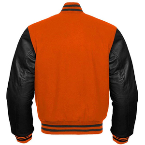 2025 Custom Best Quality Reversible Waterproof Varsity <b>Jacket</b> for <b>Man</b> Regular Size Windbreak Stand Collar 100% Wool Geometric - Product Image 4