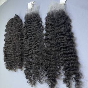 100% Paquetes rizados birmanos largos crudos sin procesar Precio al por mayor Proveedores Extensiones de cabello birmano doble dibujado - Product Image 5