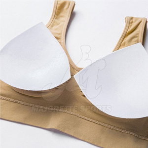 Soutien-gorge de sport compressif personnalisé pour femmes, soutien-gorge athlétique en gros avec coussinets amovibles pour la vente en ligne - Product Image 6