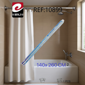 Barra de Ducha Ajustable de Aluminio Blanco BARRA 140-260 para Baño - Product Image 3