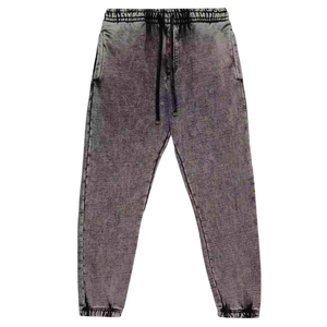 Pantalones Jogger para Hombre con Lavado Ácido, Logotipo Personalizado, Alta Calidad, Ligeros, 100% Algodón Canvas, en Oferta - Product Image 1