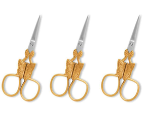 Tijeras de Bordado de Alta Calidad, Nuevas, con Hoja Recta de Acero Inoxidable, Punta Afilada, para Hilos - Product Image 4