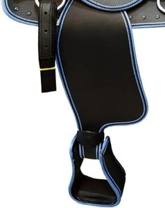 Sillín de Cuero Duradero para Caballo con Acolchado Suave, Ajuste Seguro, Juego de Almohadillas para Sillín de Senderismo, Sillín de Montar Occidental - Product Image 5