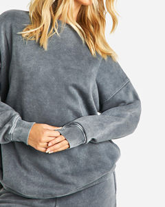 Ensemble décontracté haut de gamme pour femme : sweat à capuche sport et pantalon large, 2 pièces, collection printemps-automne - Product Image 5