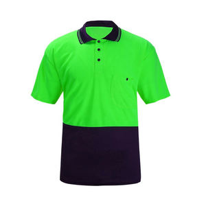 Camisa de Trabajo Reflectante de Alta Visibilidad, Uniforme de Manga Corta, Ropa de Trabajo Fluorescente de Alta Visibilidad, Camisa de Construcción para Hombre, Estilo Polo - Product Image 5