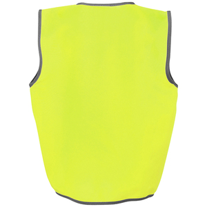 Non Reflective Safety Vest Basic Economy Style Fluorescent Color Polyester Breathable Construction Project Cheap Work Vest - Product Image 6