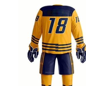 Uniforme de hockey sur glace pour hommes à prix raisonnable, dernière mode, haute qualité, anti-plis, uniforme de hockey sur glace tendance avec le meilleur design - Product Image 5