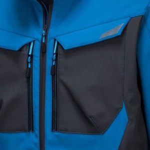 Custom Logo Autumn <b>Patchwork</b> Hooded Waterproof Windbreak Outdoor Hiking Softshell <b>Jacket</b> Men - Product Image 4