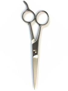 Mustache Trimming Scissors Salon Beard Hair Cutting Scissors Mirror Polish Straight <b>Edge</b> Blade Stainless Steel Right Baber - Product Image 2