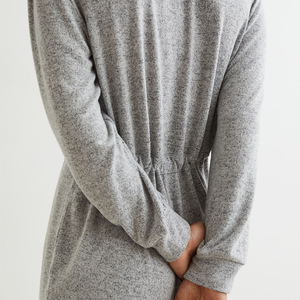 Ensemble pyjama 2 pièces pour femme, sweat-shirts en polaire mi-lourde, col rond et manches longues - Product Image 5