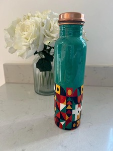 <b>Copper</b> Drinking <b>Water</b> <b>Bottle</b> <b>Wholesale</b> Supplier Premium Pure <b>Copper</b> Reusable Metal <b>Bottle</b> For Home Kitchen - Product Image 1