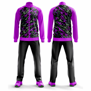 Survêtement en polyester avec logo personnalisé, vente en gros, OEM, ODM, qualité supérieure, ensemble veste et pantalon pour entraînement sportif, fabricant, usine - Product Image 5