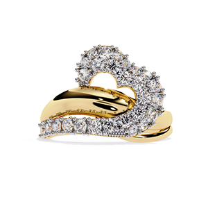 Custom Luxury 14K White Rose Yellow Gold Wedding Band Natural Diamond Engagement <b>Ring</b> Fine Bridal Jewelry <b>for</b> Women and <b>Men</b> - Product Image 2