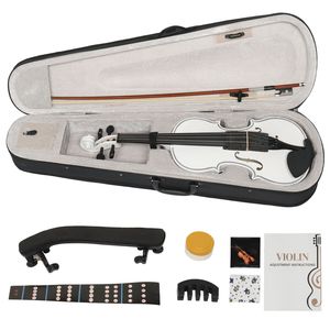Violino Artigianale 4/4 per Adulti, Principianti e Studenti, con Custodia Rigida, Resina, Spalliera e Corde Extra - Non Vendere Separatamente - Product Image 2