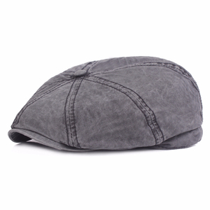Custom Design Private Label Newsboy Cap Leather <b>Patch</b> 8 Panel Hat Bulk Factory Wholesale Custom <b>Applique</b> Newsboy Cap Premium - Product Image 3