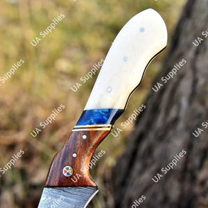 Cuchillo de Filetear Pescado Profesional de Acero Damasco con Patrón en Espiral, Hecho a Mano, Grado Industrial DIY, Extra Afilado, Soporte OEM/ODM, Venta al por Mayor - Product Image 4