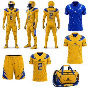 Servicio OEM: Paquete de Uniformes de Fútbol Americano para Adultos, Ropa de Entrenamiento, Pantalones Cortos Personalizados, Bolsa, Guantes, Calcetines, Transpirables para Invierno - Product Image 1