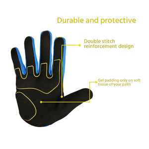 Cycling Gloves Touch Screen Sports Full Finger Cycling Gloves Best Material Riding Gloves With <b>Foam</b> <b>Padded</b> - Product Image 3