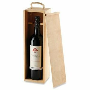 Porte-bouteilles en bois pratique pour table à manger, support d'organisation de bouteilles de vin, support en bois naturel fait à la main pour comptoir de cuisine - Product Image 1
