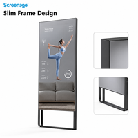 habillage intelligent pour le yoga et le fitness Affichage publicitaire numérique pour la vente au détail virtuelle Gym Fitness