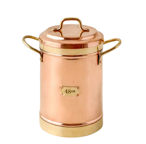 Recipiente Metálico para Cocina con Tapa Metálica, Recipiente de Metal Vintage para Pan, para Almacenamiento en la Cocina o Mesa - Product Image 5