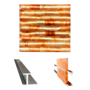 Blocs de sel de l'Himalaya rectangulaires, pierres minérales naturelles polies, décoration intérieure Feng Shui, décoration de table, décoration murale - Product Image 5