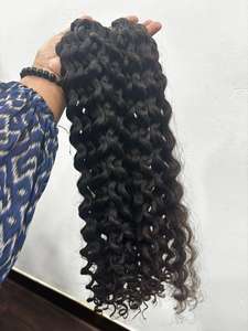 Extensiones de Cabello Humano Rizado Indio, Ondulado y Liso, Naturales, Ligeras, Ecológicas, en Paquete a Granel - Product Image 4