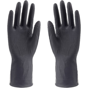 Disposable 16 Inch Extended and Thickened Anti Slip Latex Gloves Laboratory Protective Rubber Gloves White Long Latex Gloves - Product Image 4