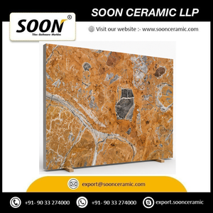 Mármol de Calcita Pulido CORAL FUSION Ecológico con Vetas Negras, Blancas y Verdes, Gran Losa, Diseño 3D, para Pared de Sala de Estar Moderna - Product Image 3