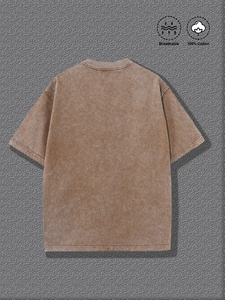 เสื้อยืดแฟชั่นใหม่สำหรับผู้ชาย ทรงหลวม ผ้าฝ้าย 100% คุณภาพสูง ระบายอากาศได้ดี ไม่เป็นขุย เหมาะสำหรับฤดูร้อน สไตล์ลำลอง พิมพ์ลายตัวอักษร แขนสั้น - Product Image 5