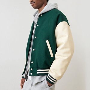 Chaqueta de lana y tela de alta calidad, nueva chaqueta con letras de diseño personalizado para hombre, chaquetas únicas - Product Image 2