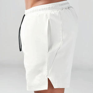 Pantalones Deportivos para Hombre con Paneles Laterales Contorneados, Malla Interior, Ligeros, Transpirables, Impermeables, Blancos, Esenciales, 5 Pulgadas - Product Image 3