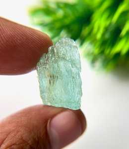 Raw Aquamarine Crystal Natural Facet Grade Rough Blue Gemstone March Birthstone For Jewelry Making Bulk Supply - Product Image 6