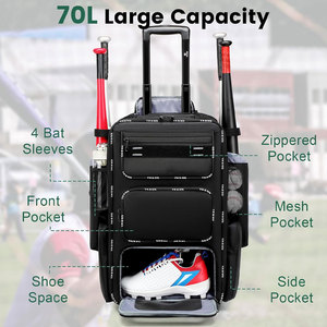 Bolsa de Entrenamiento de Béisbol Duradera de Buena Calidad, Nueva Llegada, Bolsas Deportivas de Béisbol de Algodón - Product Image 3
