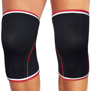 Genouillères de musculation en néoprène personnalisées avec logo, fabriquées en usine, genouillères de compression pour haltérophilie, service OEM - Product Image 3