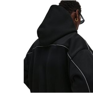 Sudadera con Capucha Extra Grande para Hombre, Unisex, 280 g/m², Estilo Vintage, Ecológica, de Alta Calidad, con Puños Acanalados de Poliéster/Algodón - Product Image 5