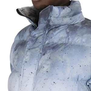 Chaqueta Acolchada con Relleno de Poliéster, Cortavientos, con Capucha, Informal, de Invierno, con Logotipo Bordado en la Parte Delantera, Cierre de Cremallera, Corte Regular - Product Image 6