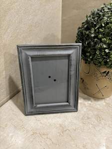 Plateau de table artisanal en bois dur de qualité supérieure avec finition rustique gris antique et verre transparent élégant pour la décoration de la maison ou du bureau - Product Image 4