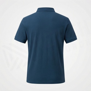 High Quality Plus Size Men's Polo Shirts Knitted Striped Loose Fit Quarter Zip <b>Golf</b> Factory Wholesale Logo Embroidery - Product Image 2