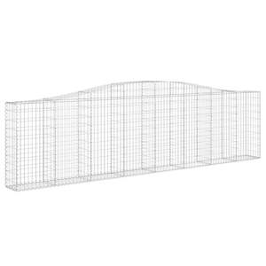 ตะกร้า gabion โค้ง157.5 "x 11.8" x 39.4 "/47.2"/"อุปสรรคเสียงเหล็กชุบสังกะสี - Product Image 2