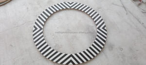 Miroir mural rond en bois moderne de luxe fait à la main avec incrustation de mop pour la décoration du salon, couleur personnalisée, CRAFTS GALORE, prix d'usine, vente - Product Image 3