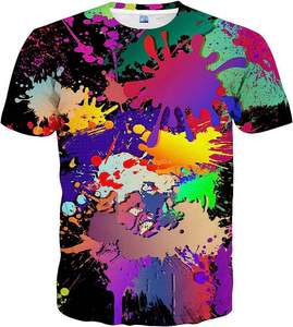 Camiseta de algodón 100% personalizada para hombre, con estampado por sublimación, diseño de lienzo en blanco para movimiento ligero y estilo urbano, ropa urbana de manga corta. - Product Image 4
