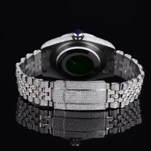 Montres de luxe pour hommes, tendance, avec diamants Moissanite, en vente auprès du meilleur fournisseur indien - Product Image 2