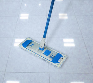 Kit de serpillière plate en microfibre Type B (largeur 43 cm) durable, absorption rapide, légère, tissu de serpillière, taux de déshydratation de 60 à 70 % - Product Image 1