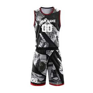 Uniforme de basket-ball réversible le plus vendu, design d'équipe personnalisé, design populaire, uniforme de basket-ball personnalisé, couleur personnalisée, fabriqué au Pakistan - Product Image 5