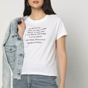 Camiseta de Verano para Mujer, Estilo Holgado y Elegante, Cuello Redondo Clásico, Manga Corta, para Uso Diario, 2025 - Product Image 1